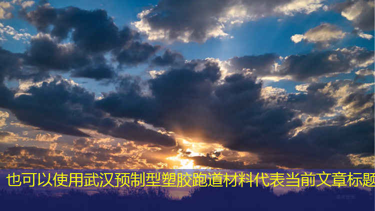武汉预制型塑胶跑道材料